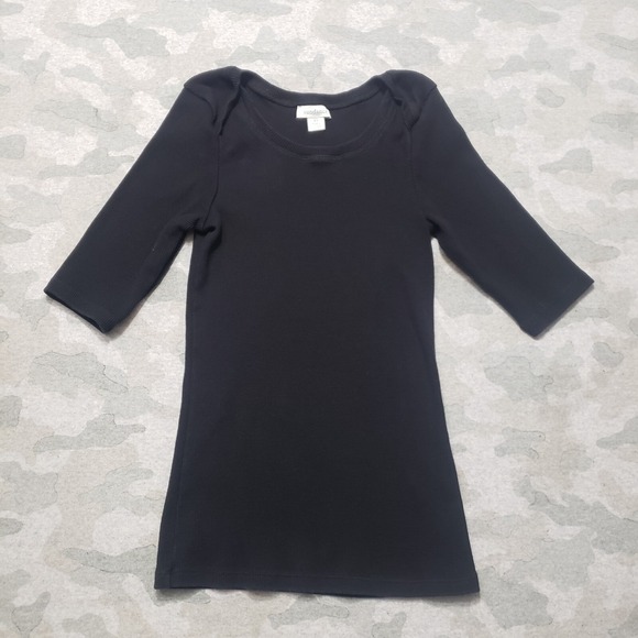 Sundance Tops - Sundance Top Womens XS Black Pullover Half Sleeve